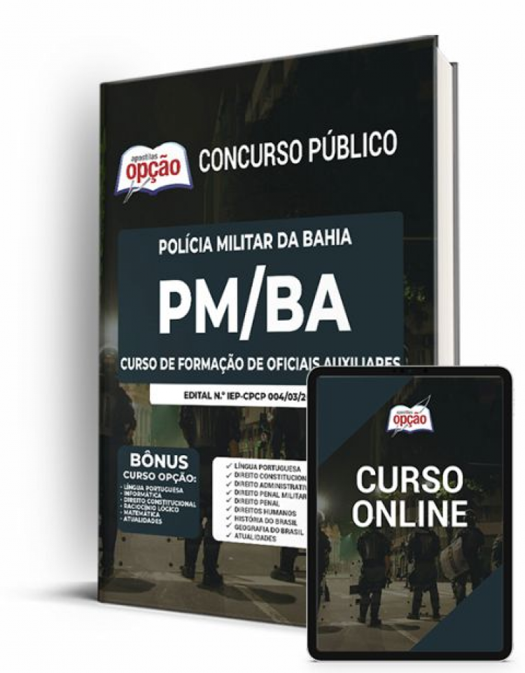 Baixar Apostila Pm Ba 2023 Curso De Formação De Oficiais Auxiliares