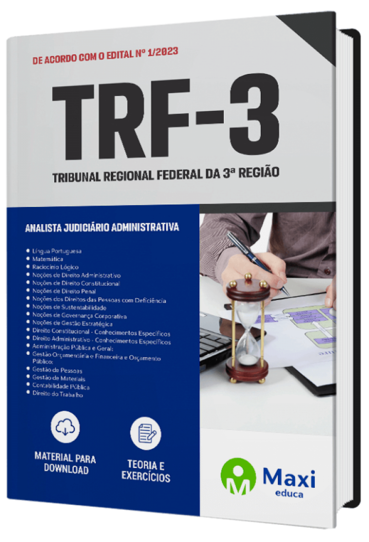 - Apostila TRF-3 - 2023 Analista Judiciário - Administrativa