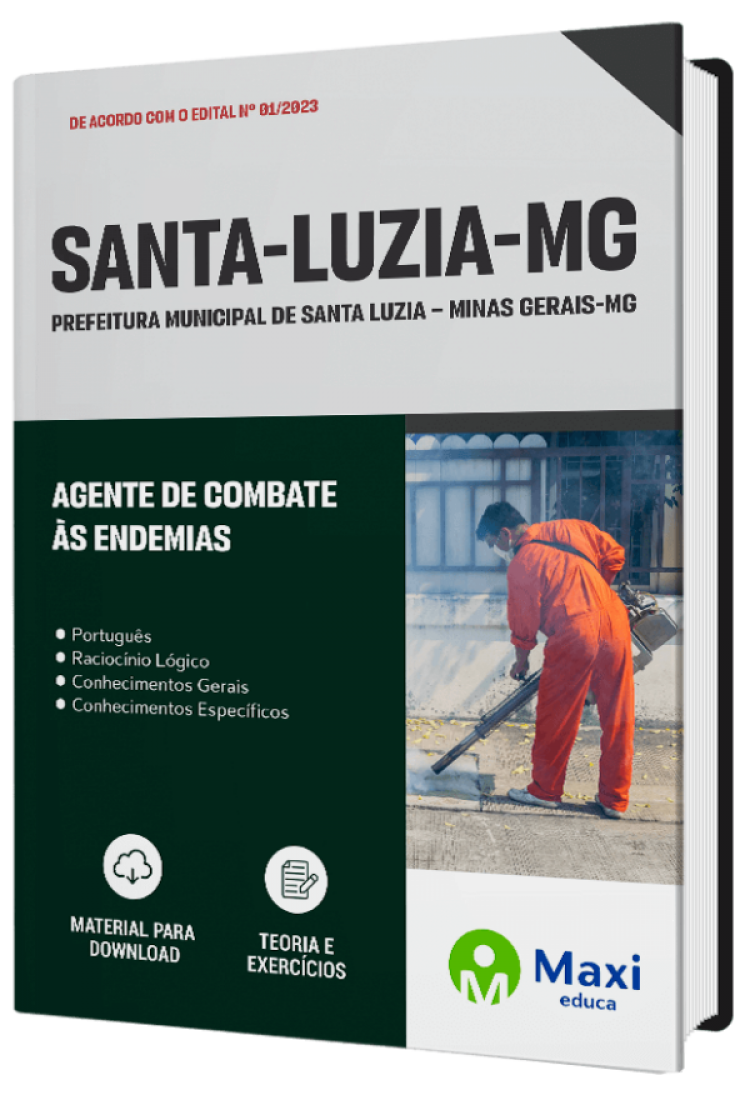 - Apostila Prefeitura de Santa Luzia - MG - 2023 Agente de Combate às Endemias