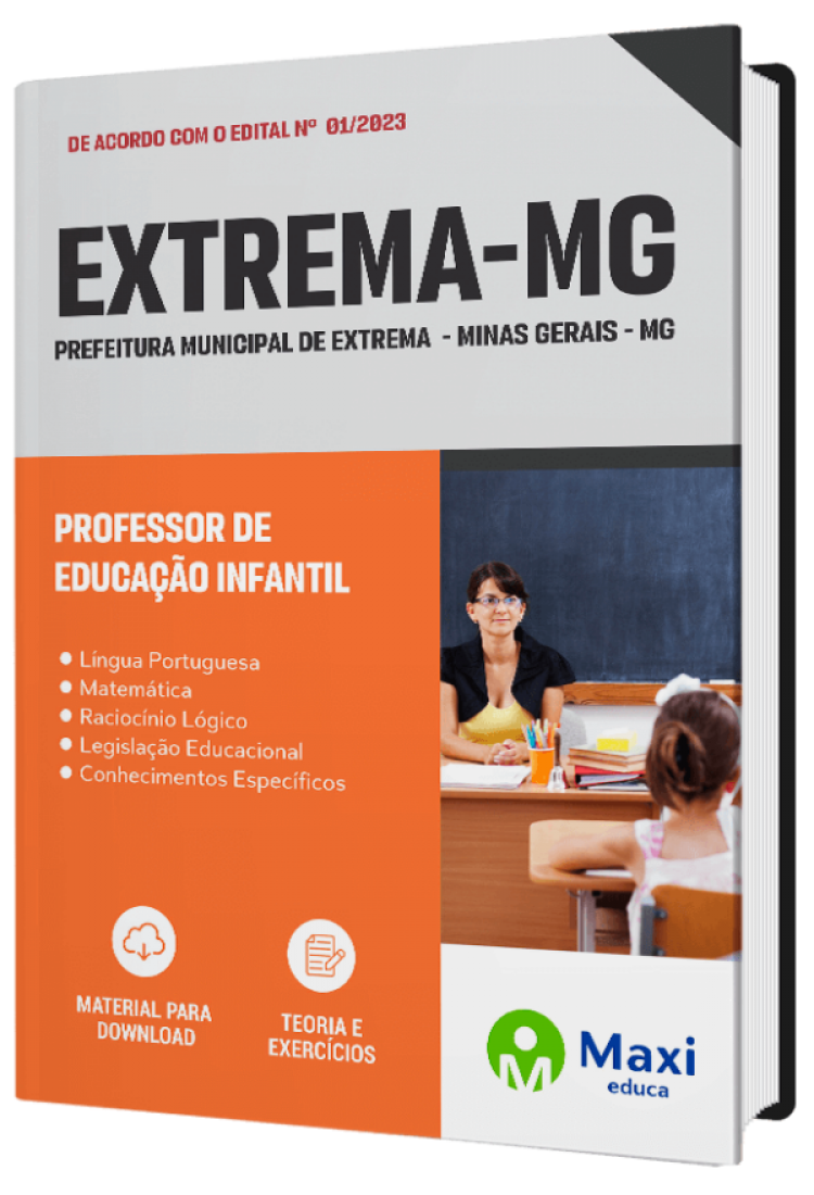 - Apostila Prefeitura de Extrema - MG - 2023 Professor de Educação Infantil
