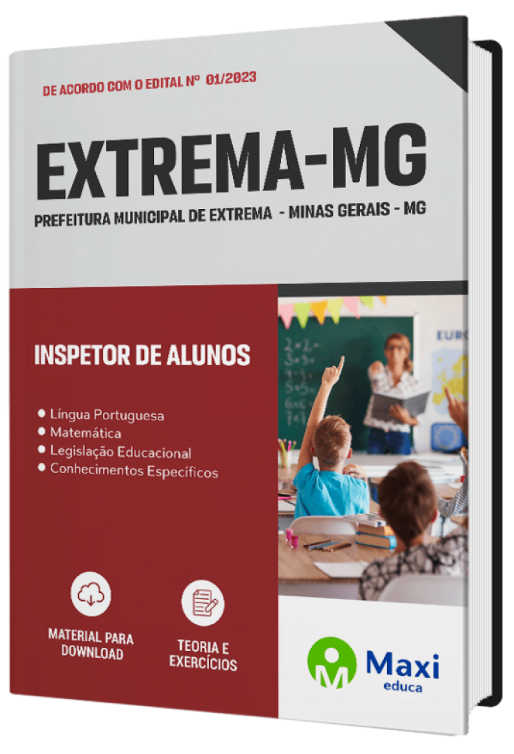 - Apostila Prefeitura de Extrema - MG - 2023 Inspetor de Alunos