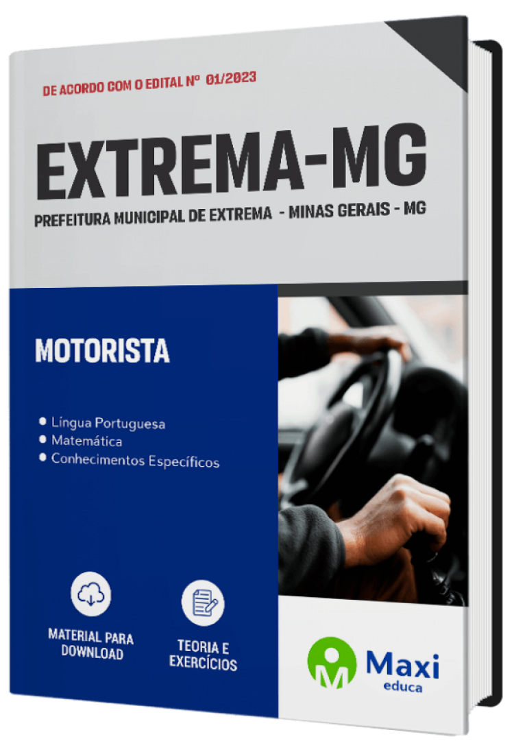 - Apostila Prefeitura de Extrema - MG - 2023 Motorista