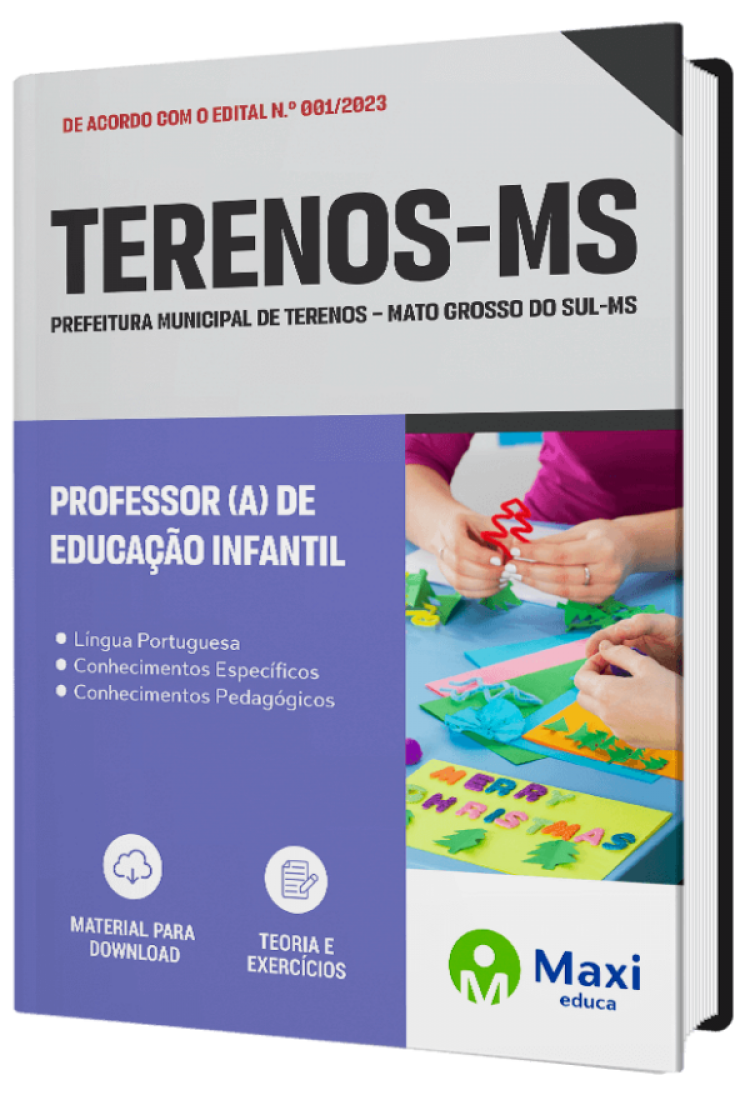 - Apostila Prefeitura de Terenos - MS - 2023 Professor (A) de Educação Infantil