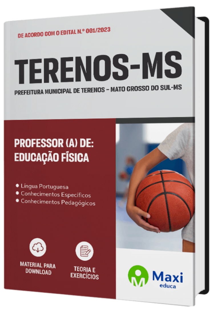 - Apostila Prefeitura de Terenos - MS - 2023 Professor (A) de: Educação Física