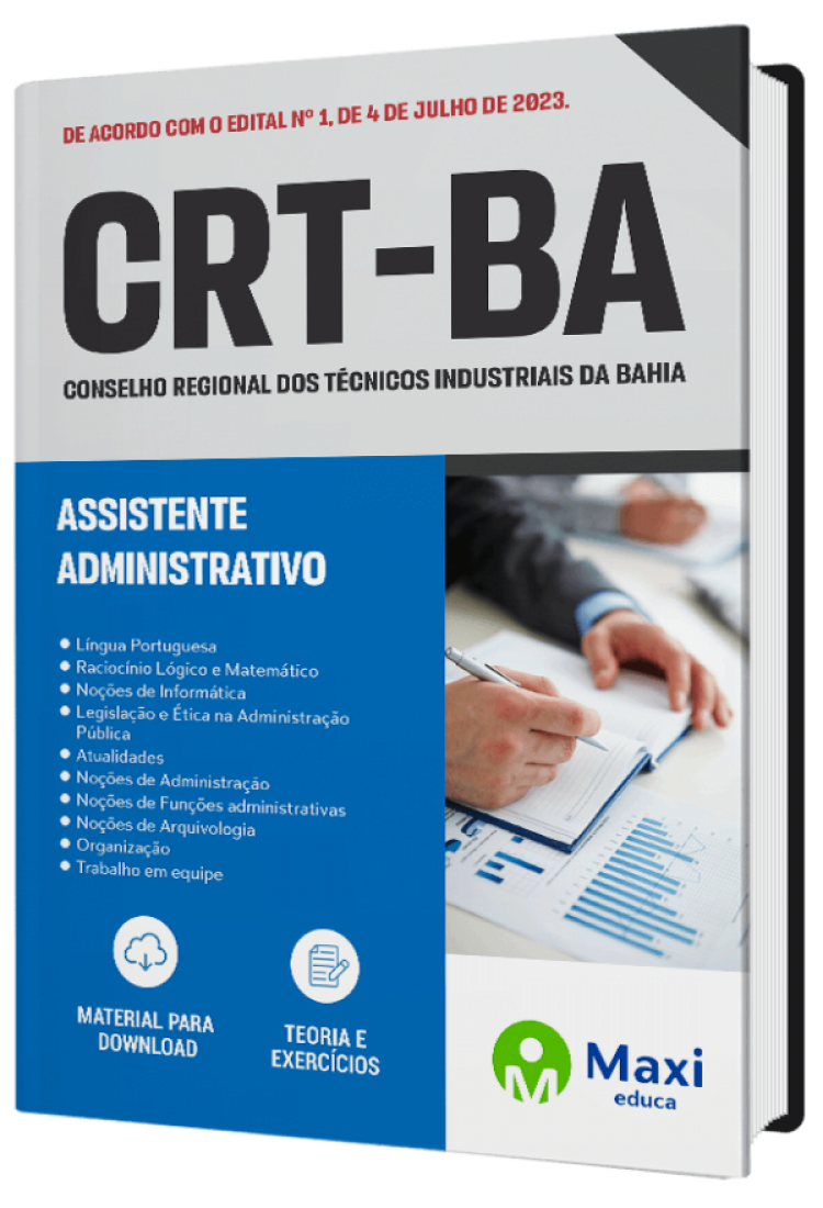 - Apostila CRT-BA - 2023 Assistente Administrativo