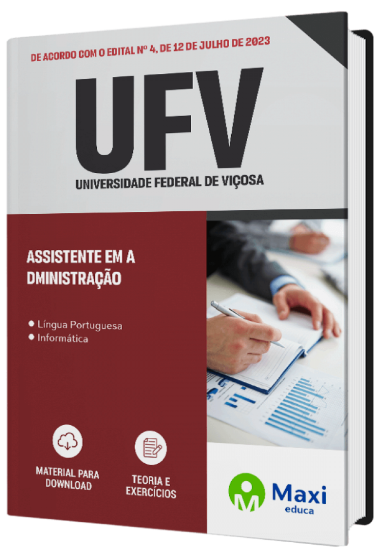 - Apostila UFV - Universidade Federal de Viçosa - 2023 Assistente em Administração