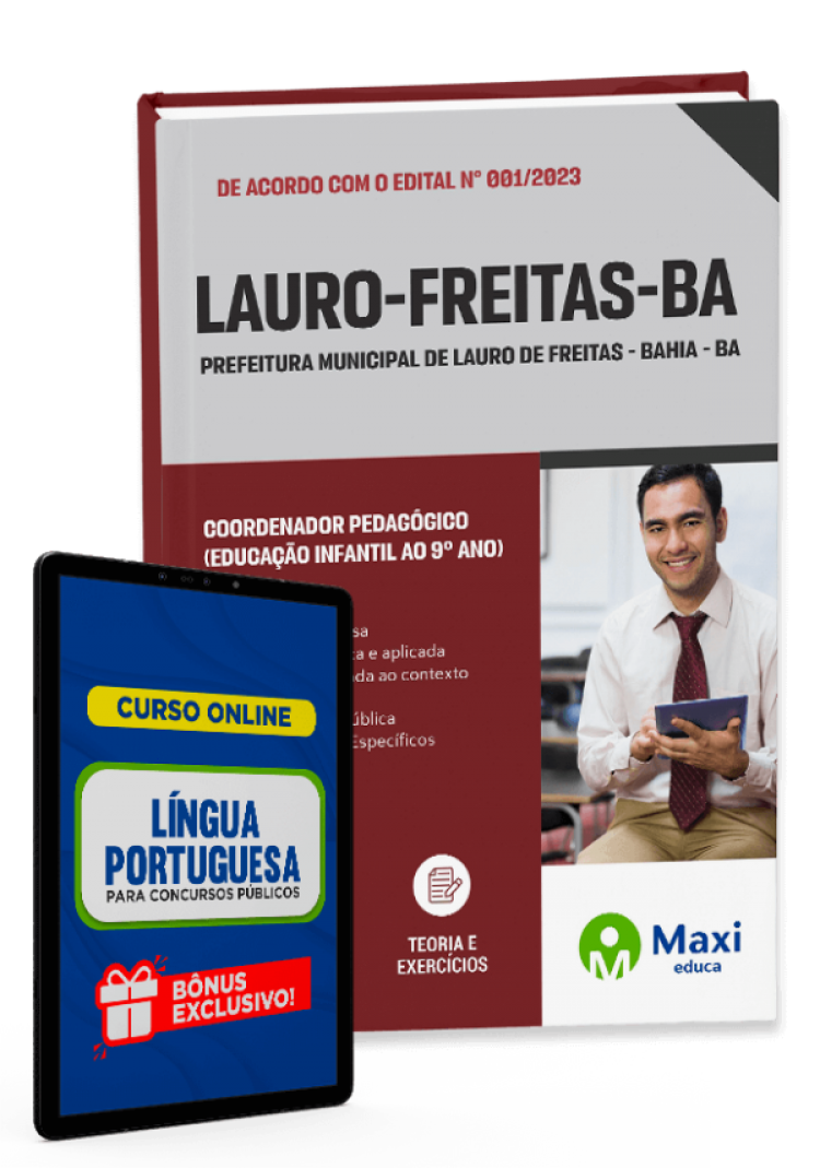 - Apostila Prefeitura de Lauro de Freitas - BA - 2023 Coordenador Pedagógico (Educação Infantil ao 9º ano)