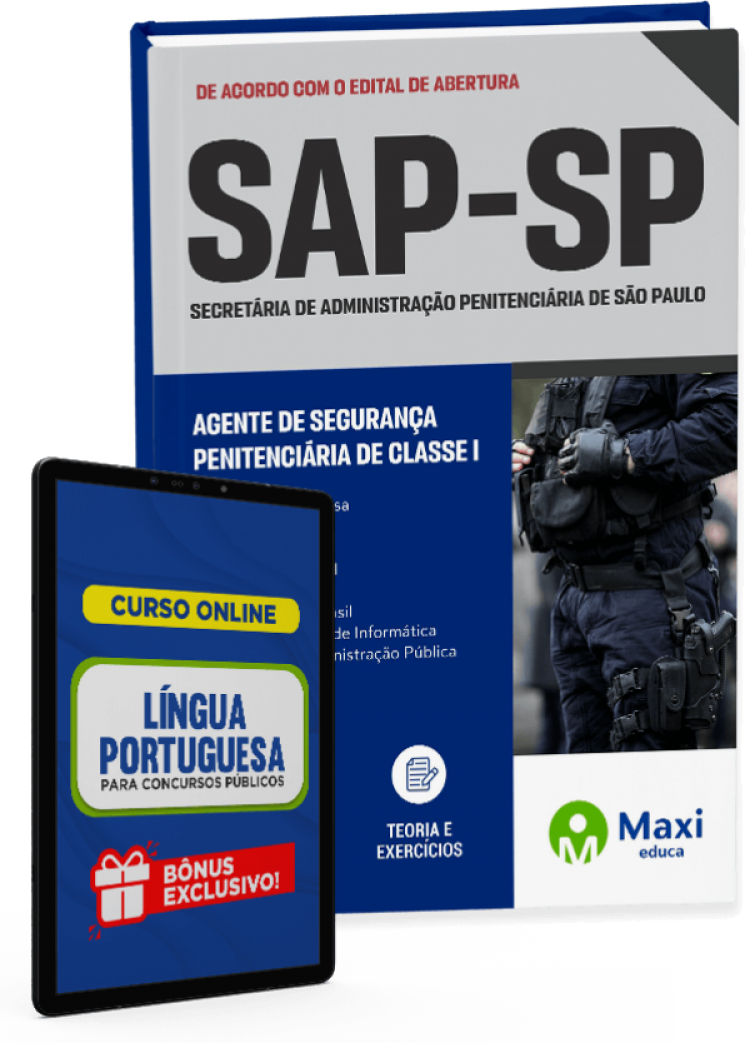 - Apostila Polícia Penal - SP (SAP-SP) 2023 Agente de Segurança Penitenciária de Classe I