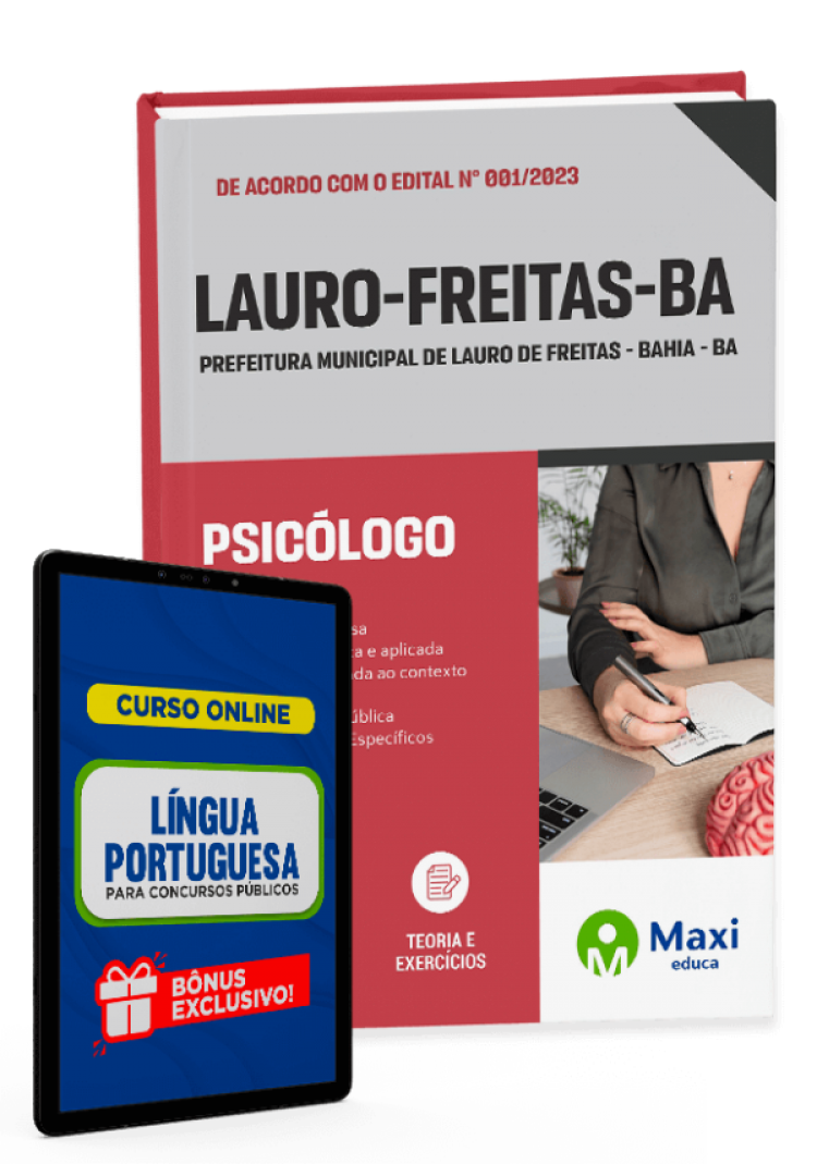 - Apostila Prefeitura de Lauro de Freitas - BA - 2023 Psicólogo