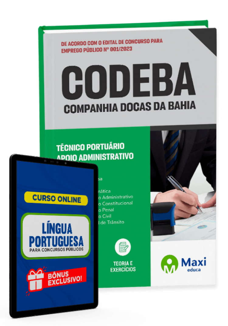 - Apostila CODEBA - 2023 Técnico Portuário - Apoio Administrativo