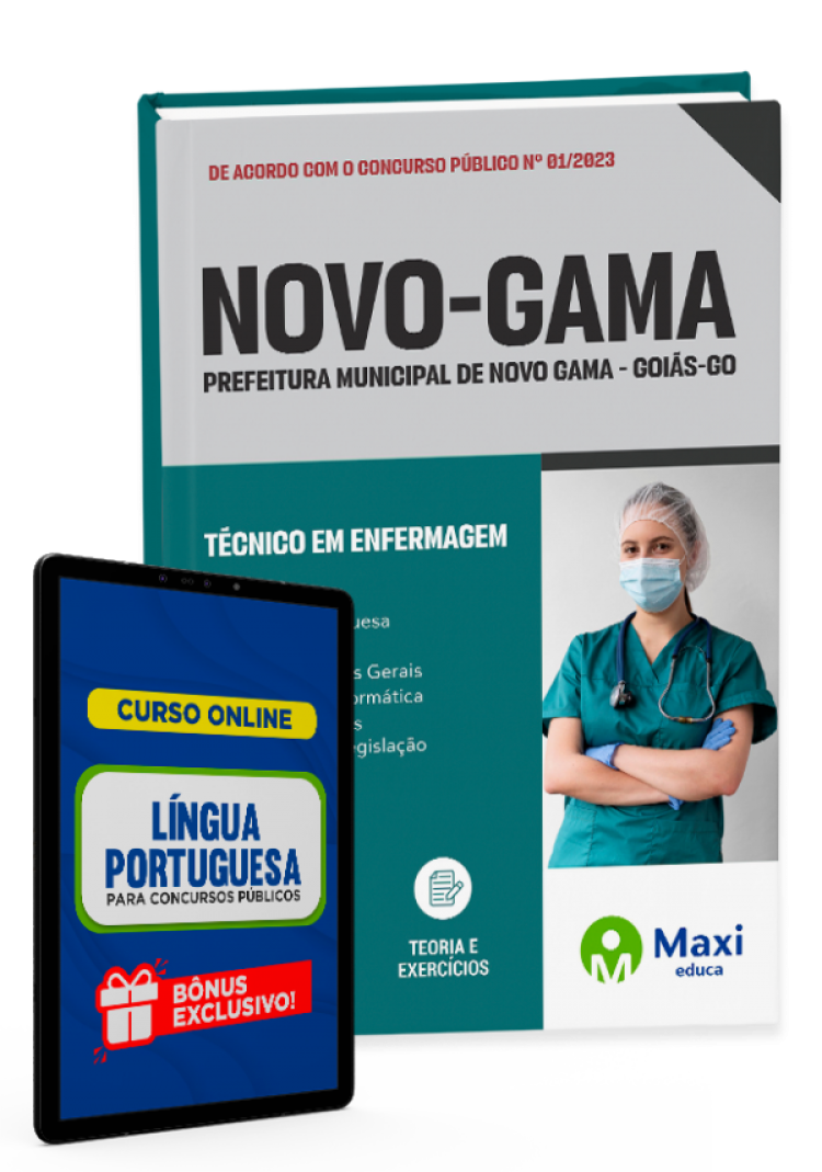 - Apostila Prefeitura de Novo Gama - GO - 2023 Técnico em Enfermagem
