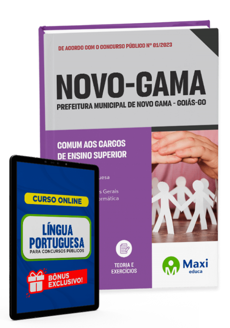 - Apostila Prefeitura de Novo Gama - GO - 2023 Comum aos Cargos de Ensino Superior