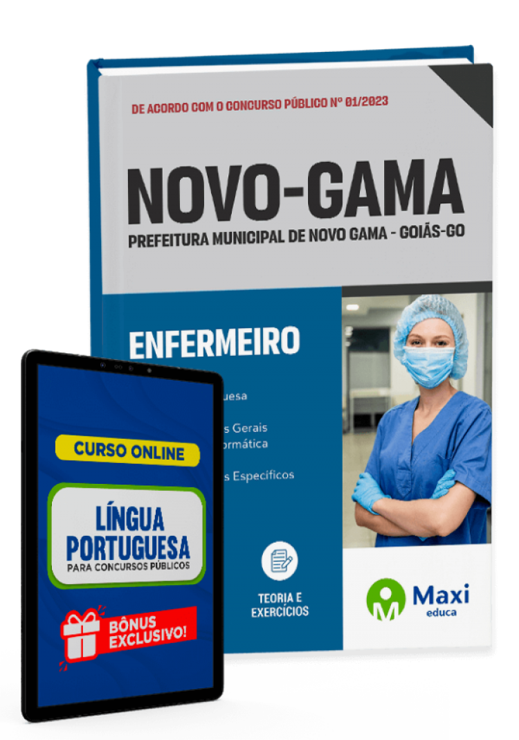- Apostila Prefeitura de Novo Gama - GO - 2023 Enfermeiro
