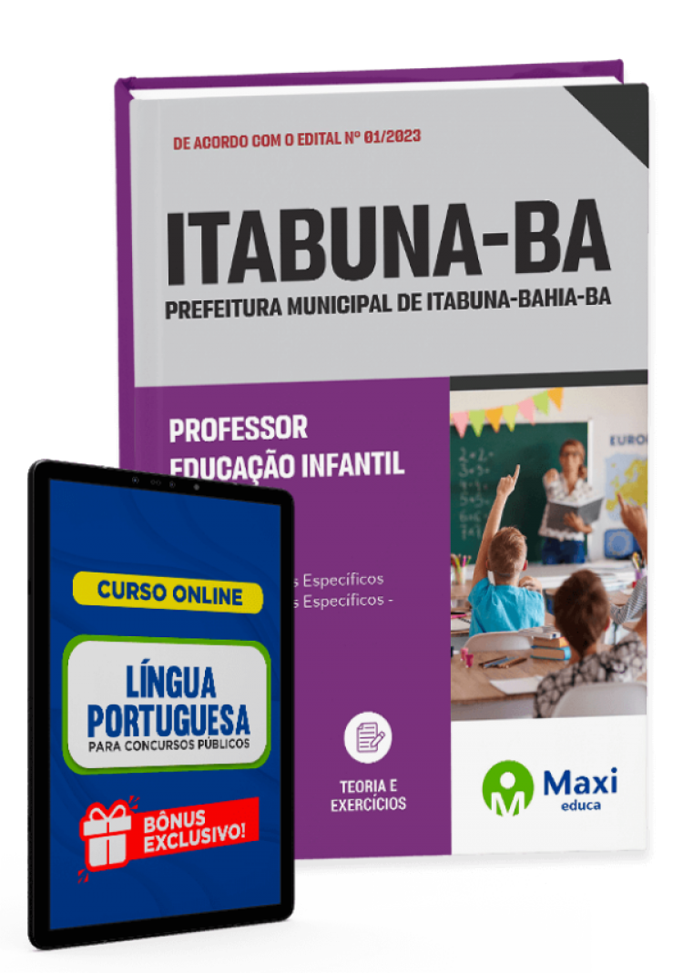 - Apostila Prefeitura de Itabuna - BA - 2023 Professor – Educação Infantil