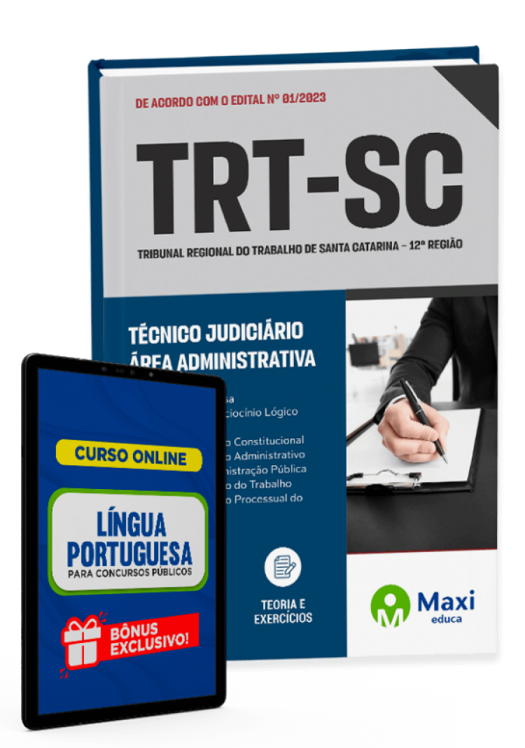 - Apostila TRT-SC - 2023 Técnico judiciário - área administrativa