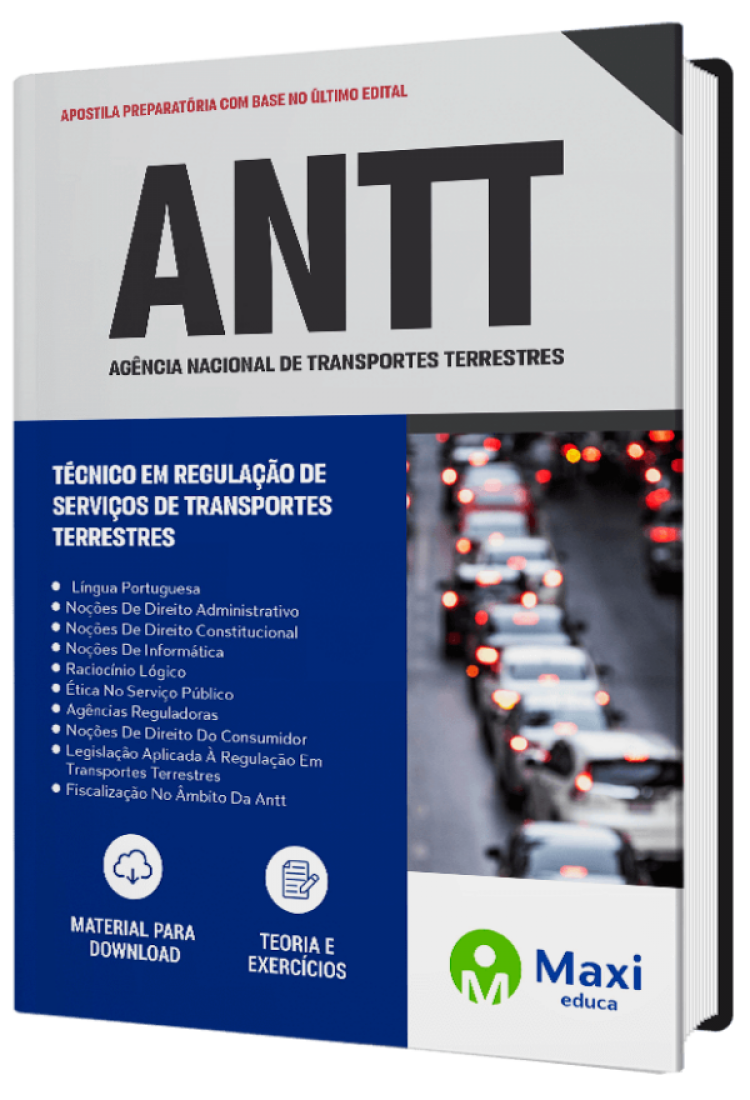 - Apostila Preparatória da ANTT 2023 Técnico em Regulação de Serviços de Transportes Terrestres