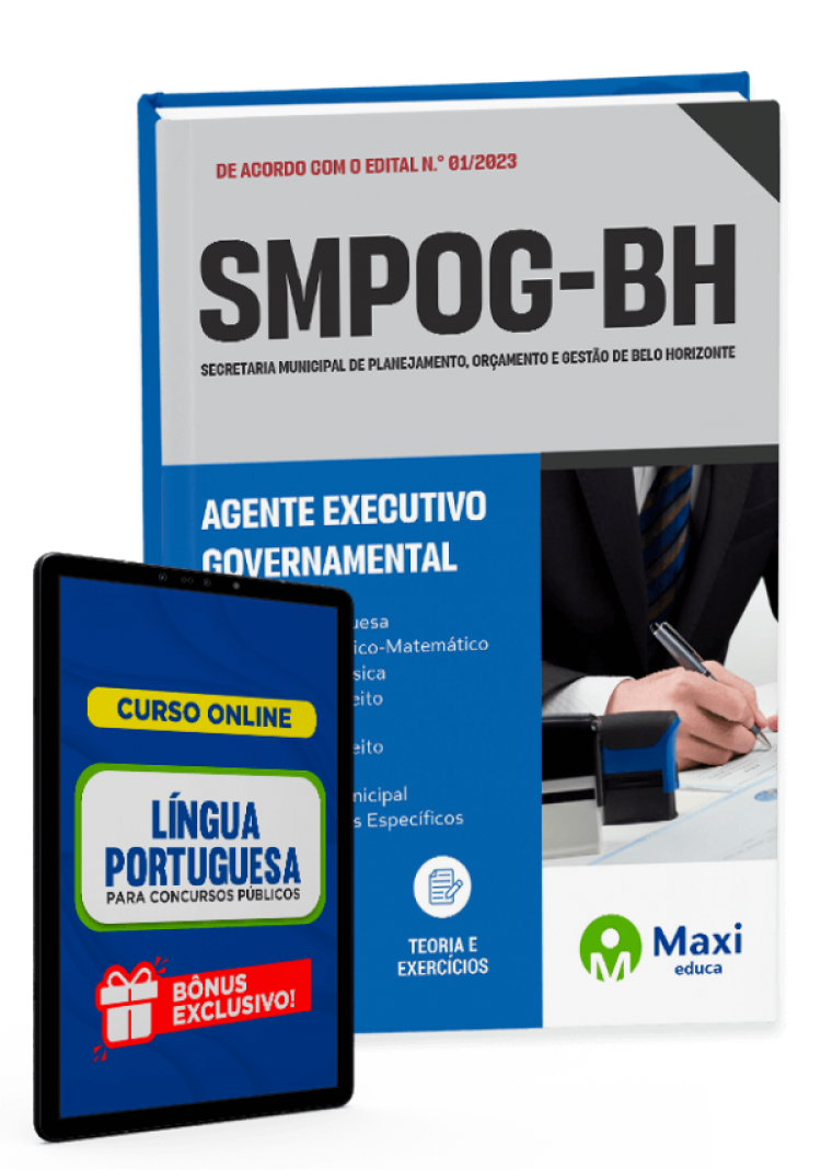 - Apostila SMPOG BH - 2023 Agente Executivo Governamental