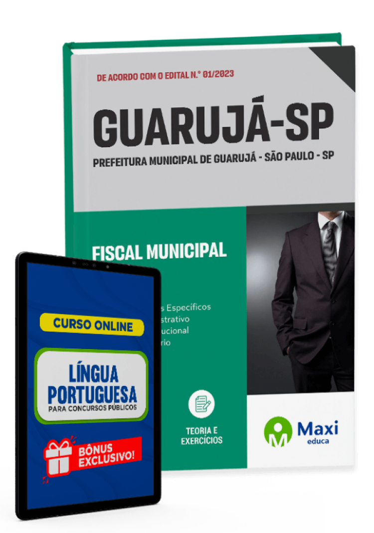 - Apostila Prefeitura de Guarujá - SP 2023 Fiscal Municipal