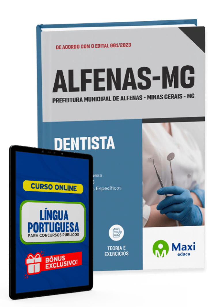 - Apostila Prefeitura de Alfenas - MG - 2023 Dentista