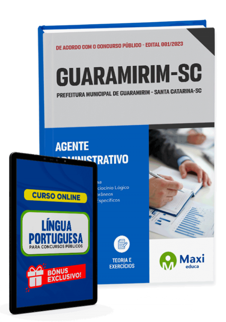 - Apostila Prefeitura de Guaramirim - SC - 2023 Agente Administrativo