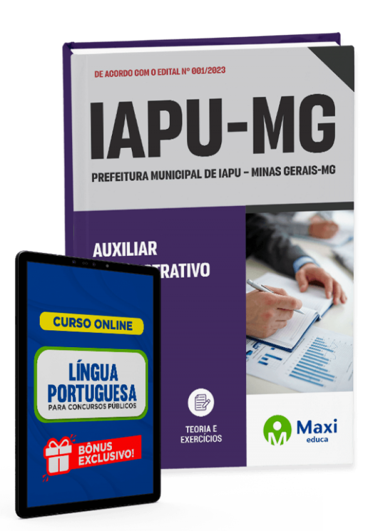 - Apostila Prefeitura de Iapu - MG - 2023 Auxiliar Administrativo