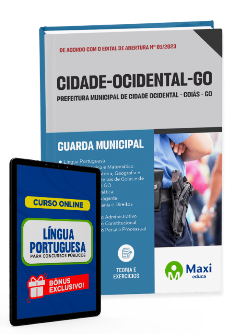 - Apostila Prefeitura de Cidade Ocidental - GO - 2023 Guarda Municipal