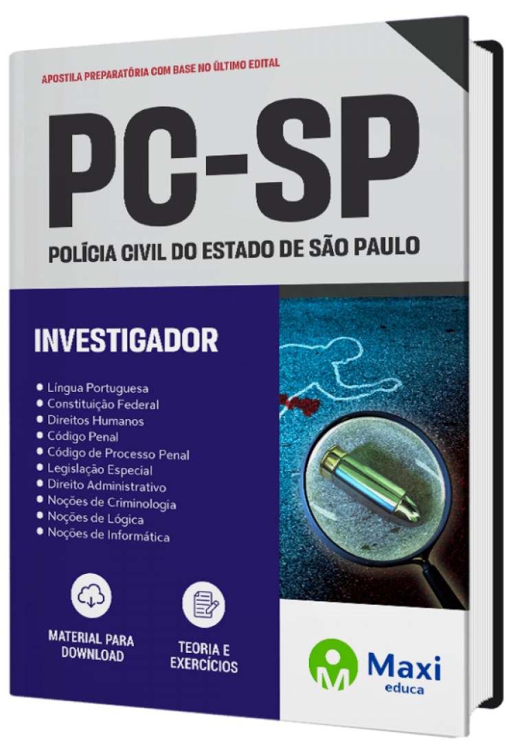 - Apostila Preparatória PC-SP 2023 Investigador de Polícia