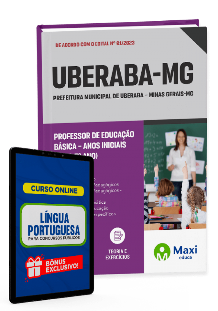 - Apostila Prefeitura de Uberaba - MG Professor De Educação Básica – Anos Iniciais (1º ao 5º ano)