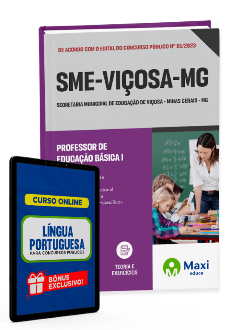 - Apostila SME Viçosa - MG - 2023 Professor de Educação Básica I