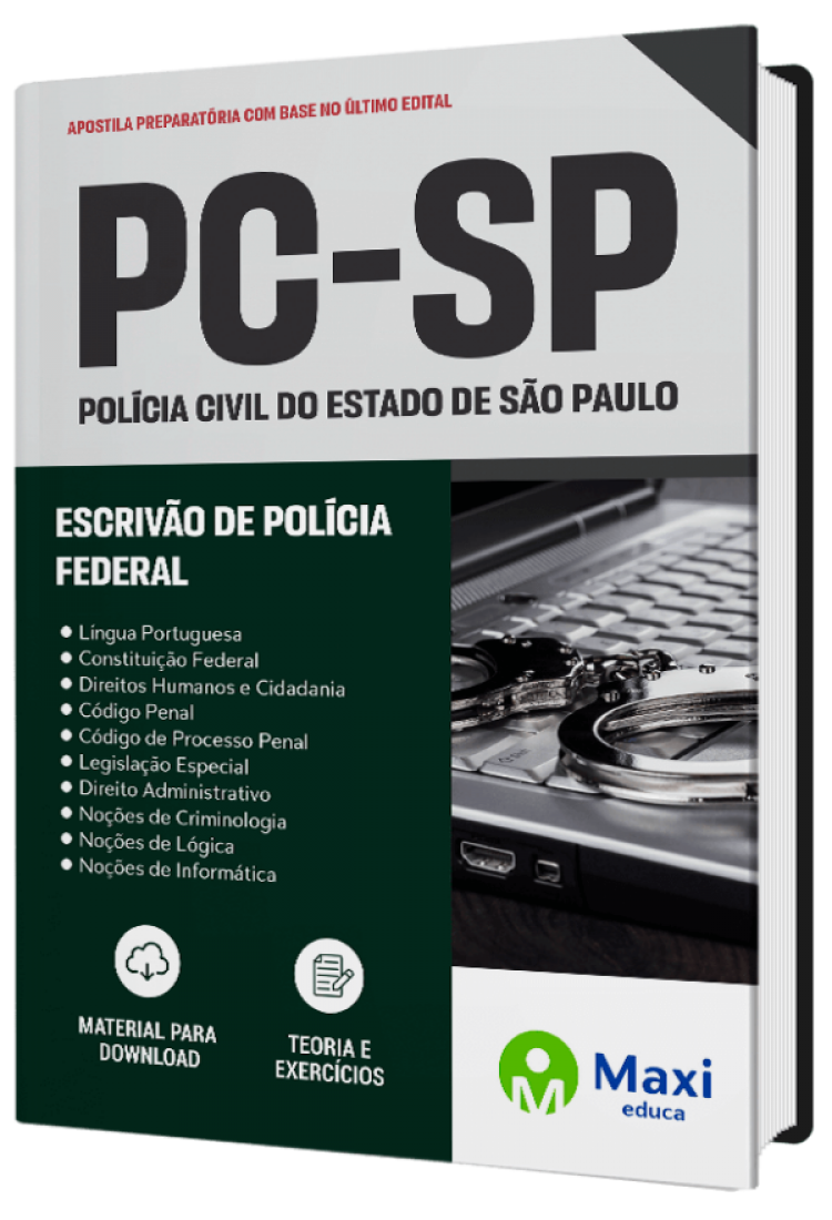 - Apostila Preparatória PC-SP 2023 Escrivão de Polícia