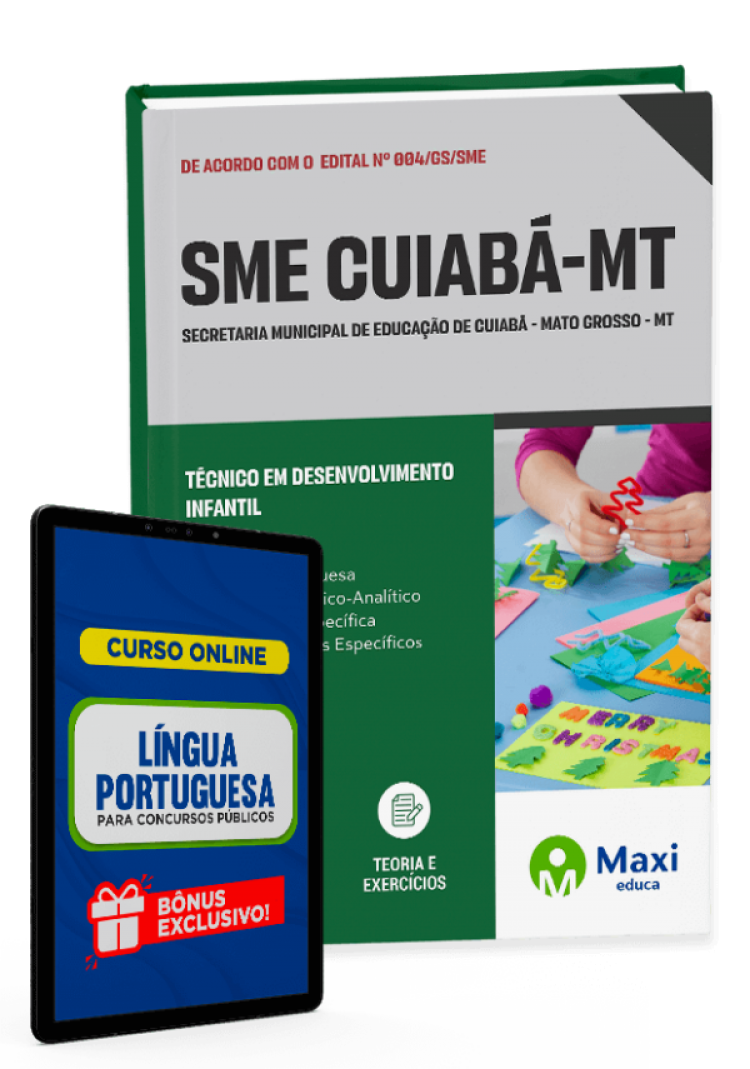 - Apostila SME Cuiabá-MT - 2023 Técnico em Desenvolvimento Infantil