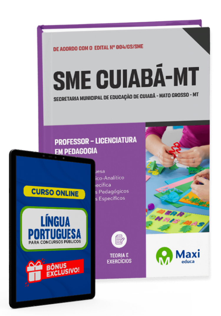 - Apostila SME Cuiabá-MT - 2023 Professor – Licenciatura em Pedagogia