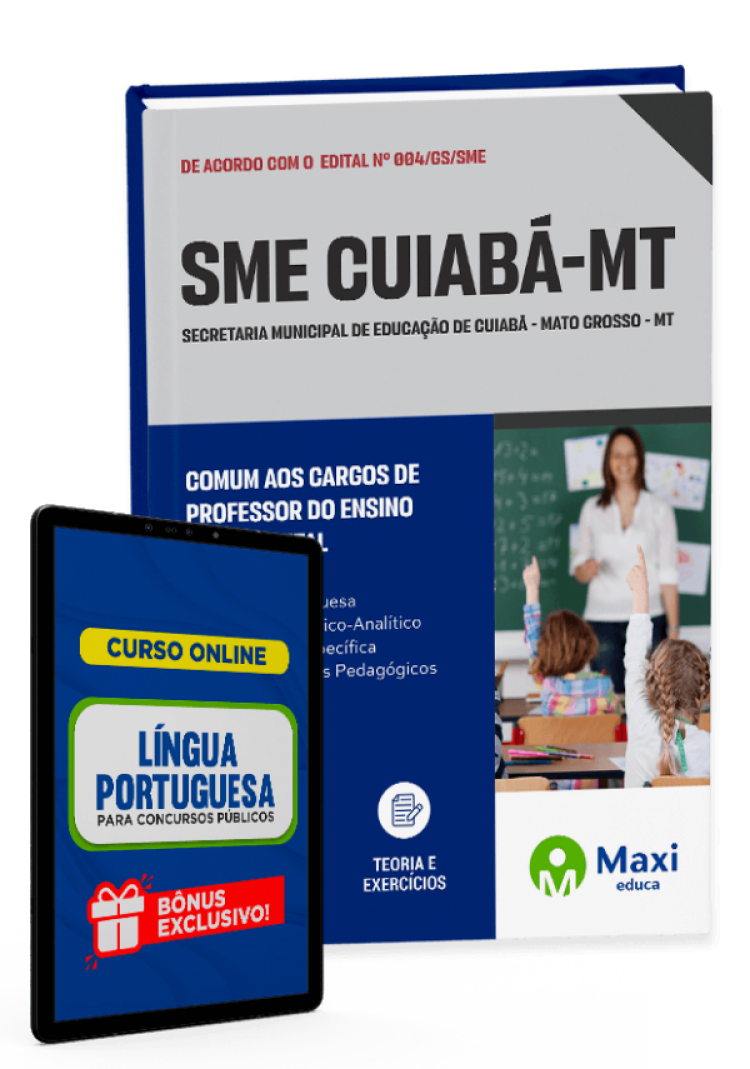 - Apostila SME Cuiabá-MT - 2023 Comum aos cargos de Professor do Ensino Fundamental