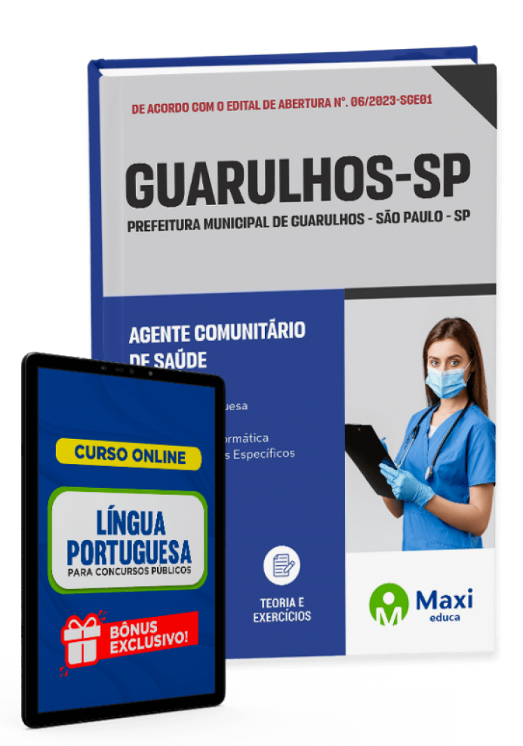 - Apostila Prefeitura de Guarulhos - SP - 2023 Agente Comunitário de Saúde