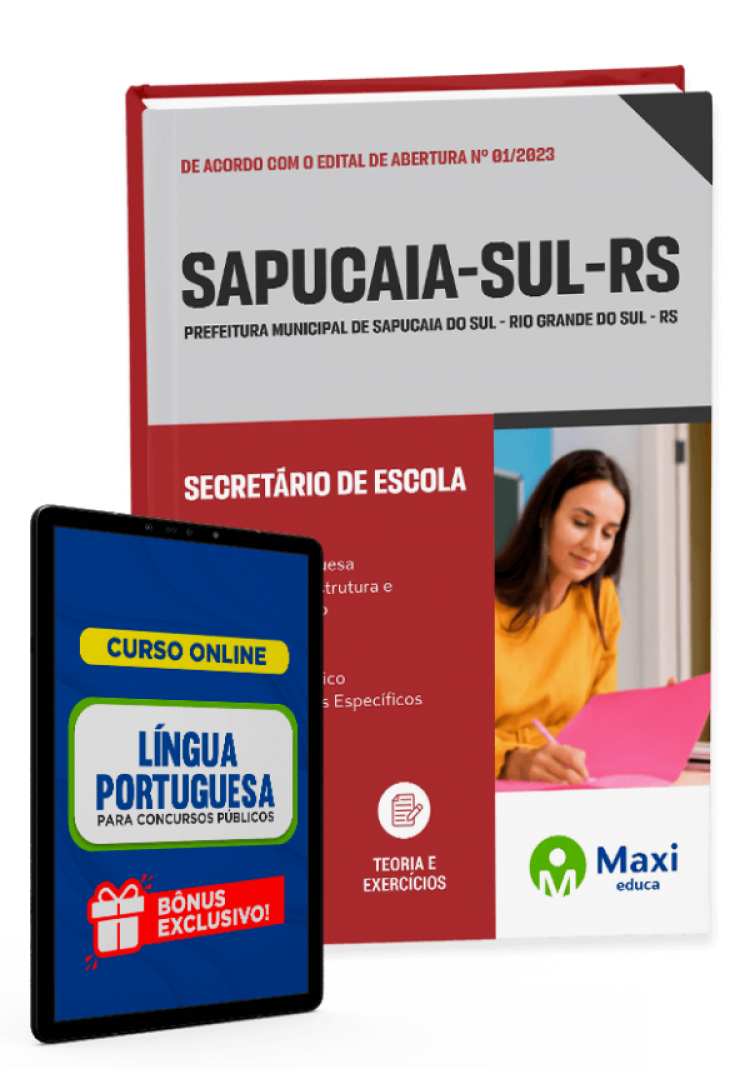 - Apostila Prefeitura de Sapucaia do Sul - RS - 2023 Secretário de Escola