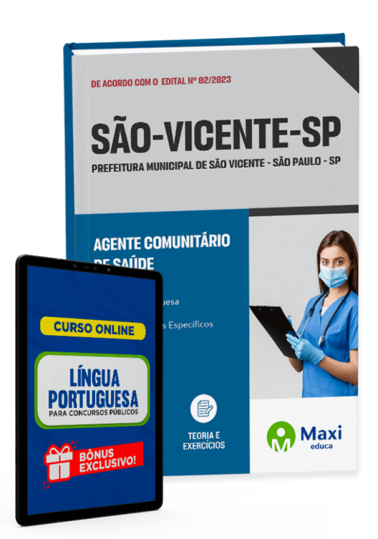 - Apostila Prefeitura de São Vicente - SP - 2023 Agente Comunitário de Saúde