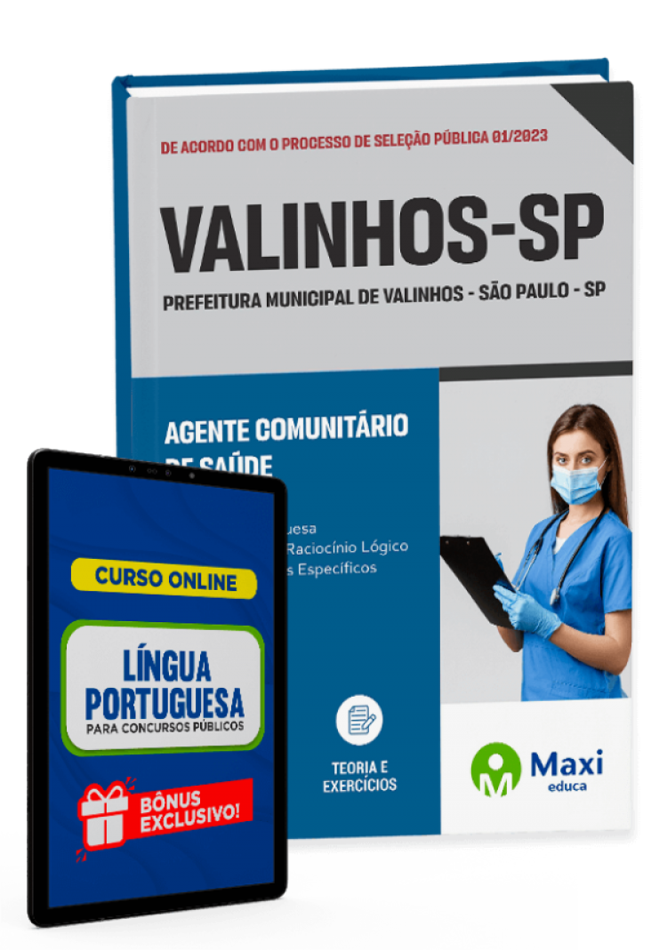 - Apostila Prefeitura de Valinhos - SP - 2023 Agente Comunitário de Saúde