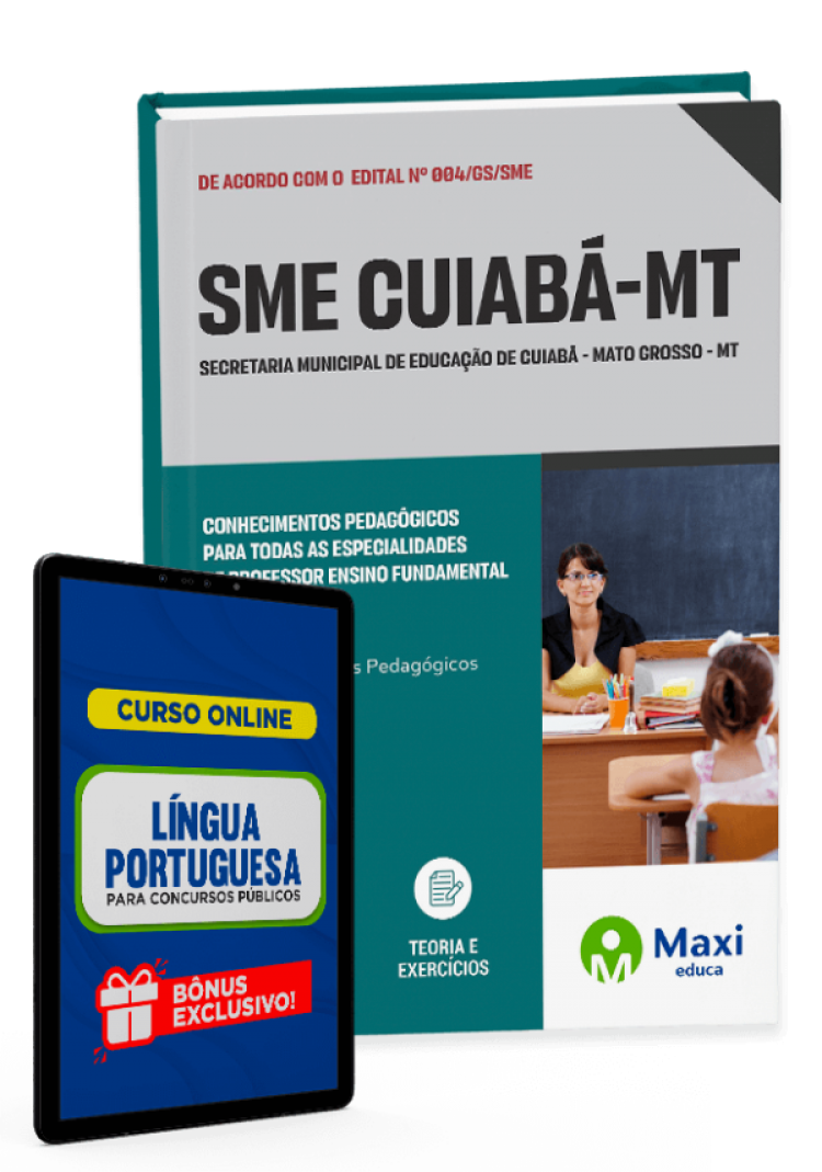 - Apostila SME Cuiabá-MT - 2023 Conhecimentos Pedagógicos para todas as especialidades de Professor Ensino Fundamental