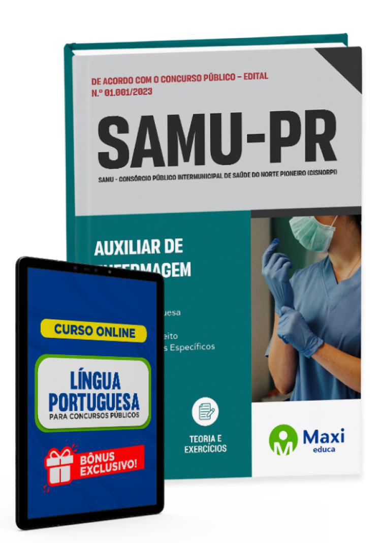 - Apostila SAMU - (CISNORPI) - 2023 Auxiliar de Enfermagem