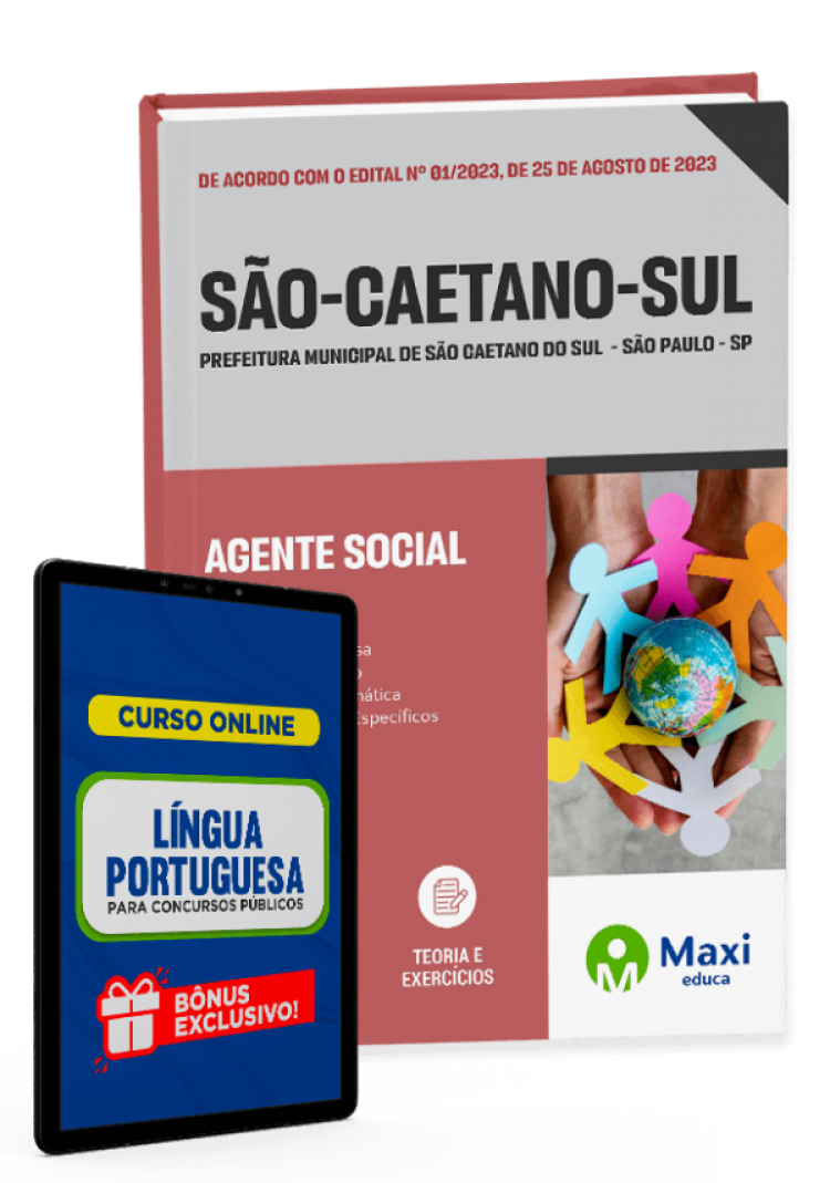 - Apostila Prefeitura de São Caetano do Sul - SP - 2023 Agente Social
