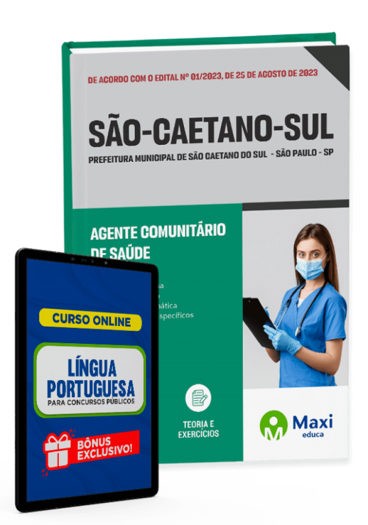 - Apostila Prefeitura de São Caetano do Sul - SP - 2023 Agente Comunitário de Saúde