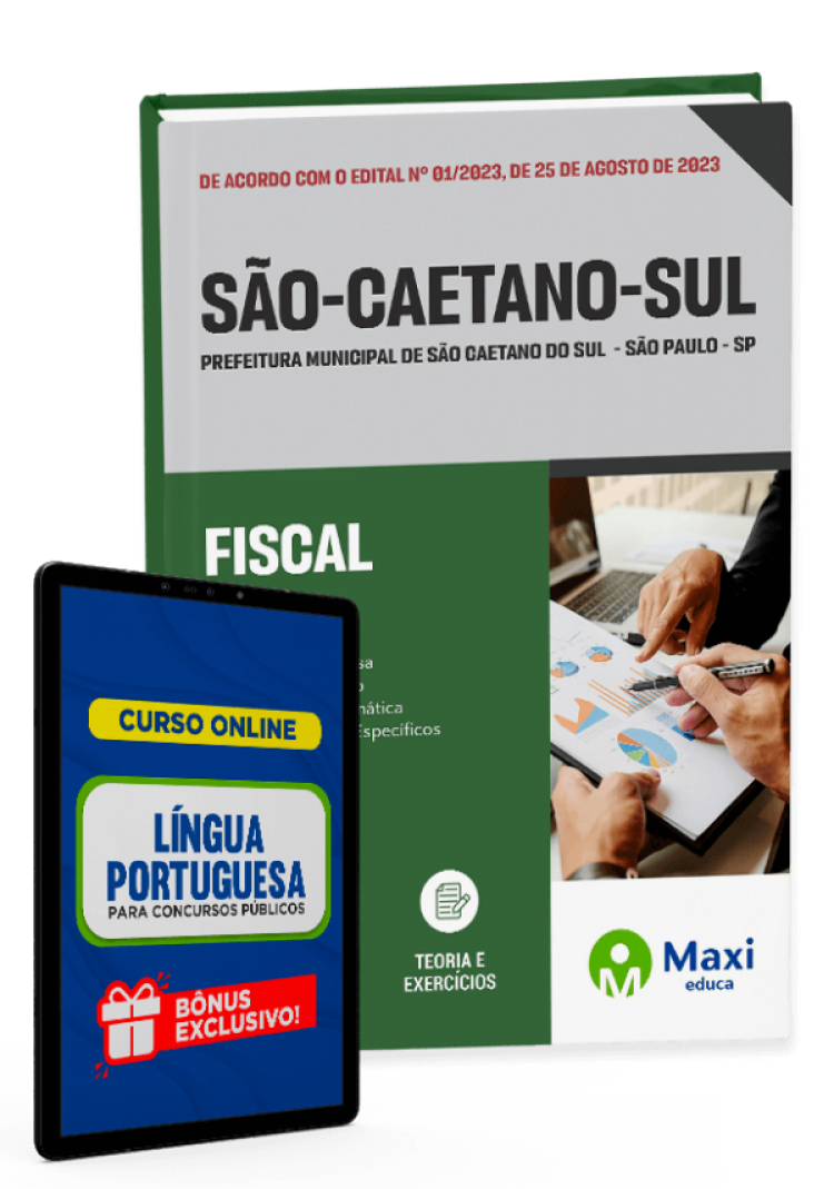 - Apostila Prefeitura de São Caetano do Sul - SP - 2023 Fiscal
