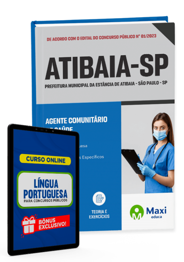 - Apostila Prefeitura da Estância de Atibaia - SP - 2023 Agente Comunitário de Saúde