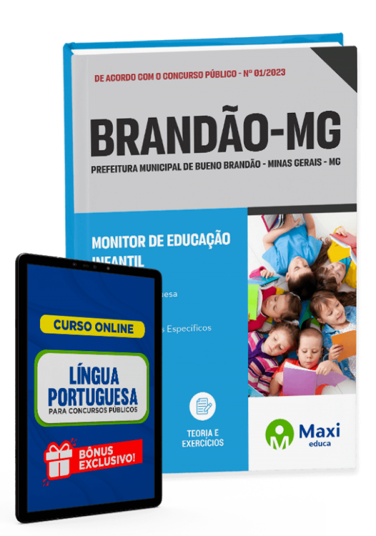 - Apostila Prefeitura de Bueno Brandão - MG - 2023 Monitor de Educação Infantil
