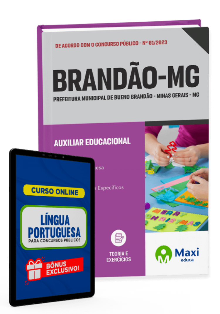 - Apostila Prefeitura de Bueno Brandão - MG - 2023 Auxiliar Educacional