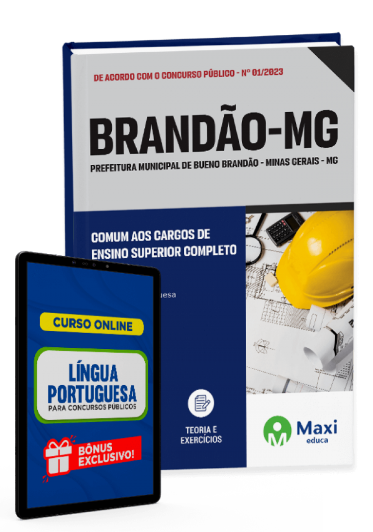 - Apostila Prefeitura de Bueno Brandão - MG - 2023 Comum aos Cargos de Ensino Superior Completo