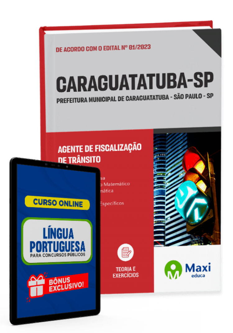 - Apostila Prefeitura de Caraguatatuba - SP - 2023 Agente de Fiscalização de Trânsito