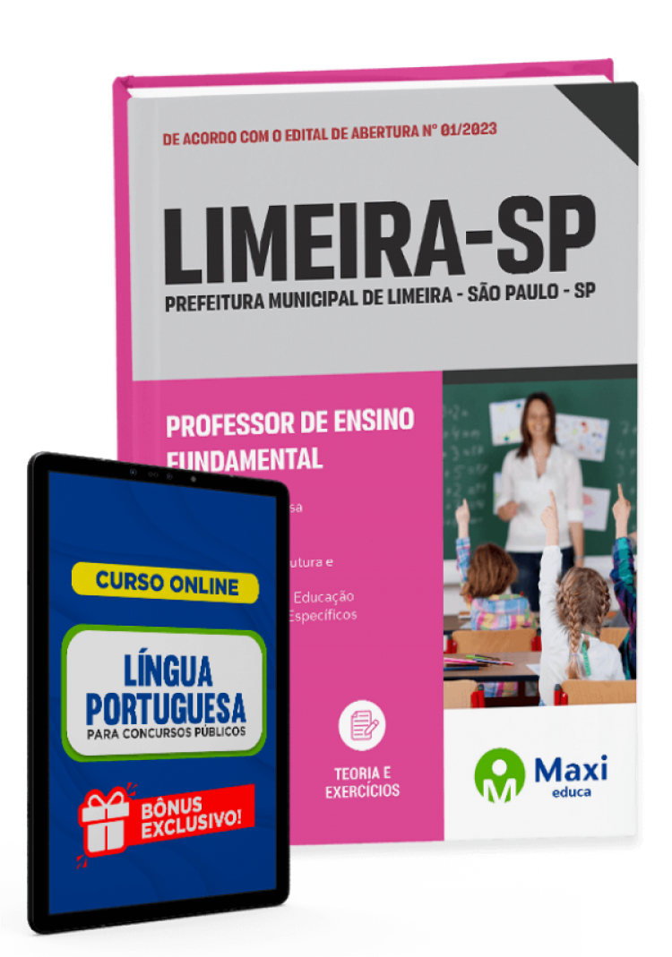 - Prefeitura de Limeira - SP - 2023 Professor de Ensino Fundamental