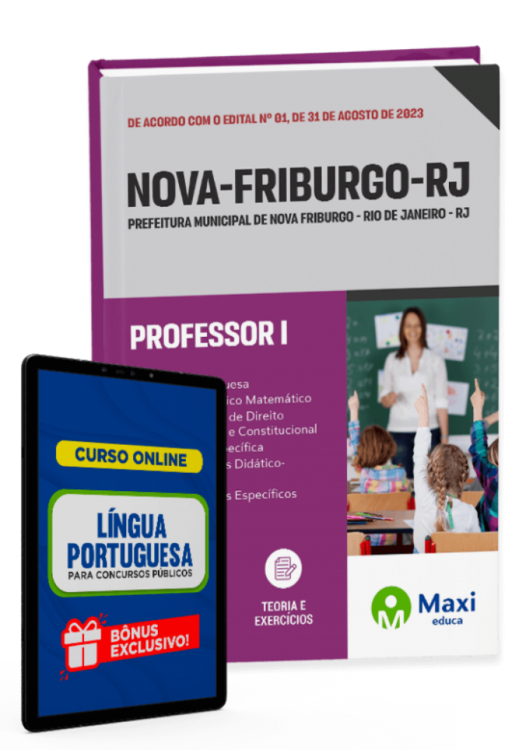 - Apostila Prefeitura de Nova Friburgo - RJ - 2023 Professor I