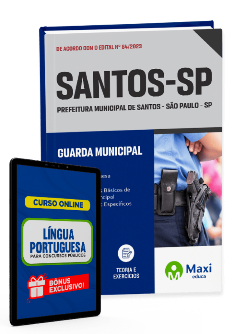 - Apostila Prefeitura de Santos - SP - 2023 Guarda Municipal